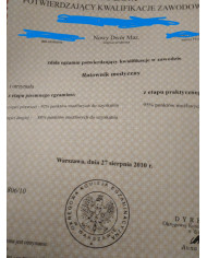 Świadectwa kursów/Dyplomy na zamówienie